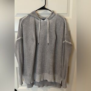 American Eagle Outfitters Light Gray Knit Pullover